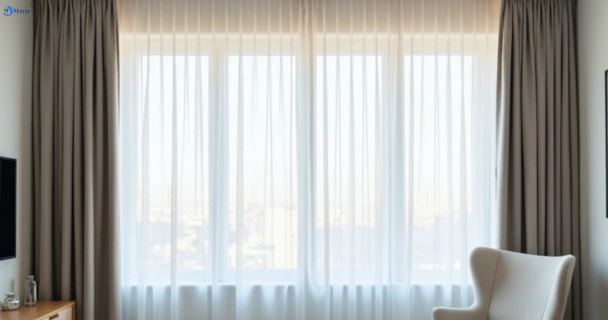 Freshly steam cleaned curtains in padstow-nsw QLD